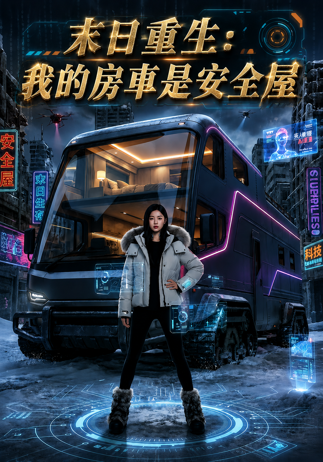 《末日重生:我的房車是安全屋》作品封面