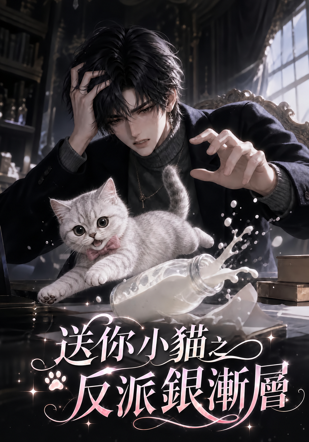 《送你小貓之反派銀漸層》作品封面
