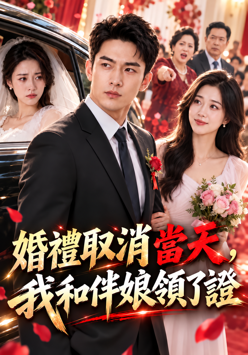 《婚禮取消當天，我和伴娘領了證》作品封面