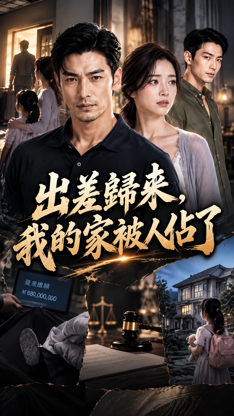 《出差歸來，我的家被佔領了》作品封面
